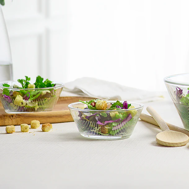 Rayo Glass Bowls Small, Set of 6 - Image 2
