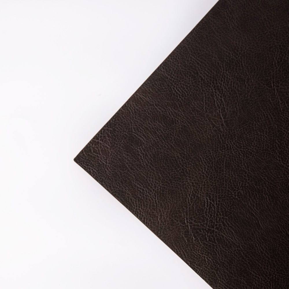 Rectangular Optic Grain Faux Leather Placemats, Set of 2 - Black Coffee - Image 5