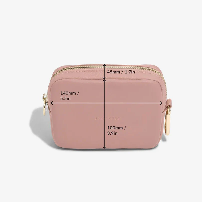 Recycled Nylon Bottle Sling Bag and Pouch Duo - Pink - Image 5