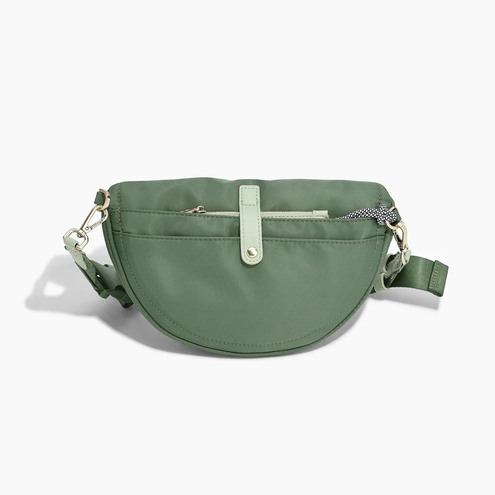 Recycled Nylon Waist Bag - Green - Image 2