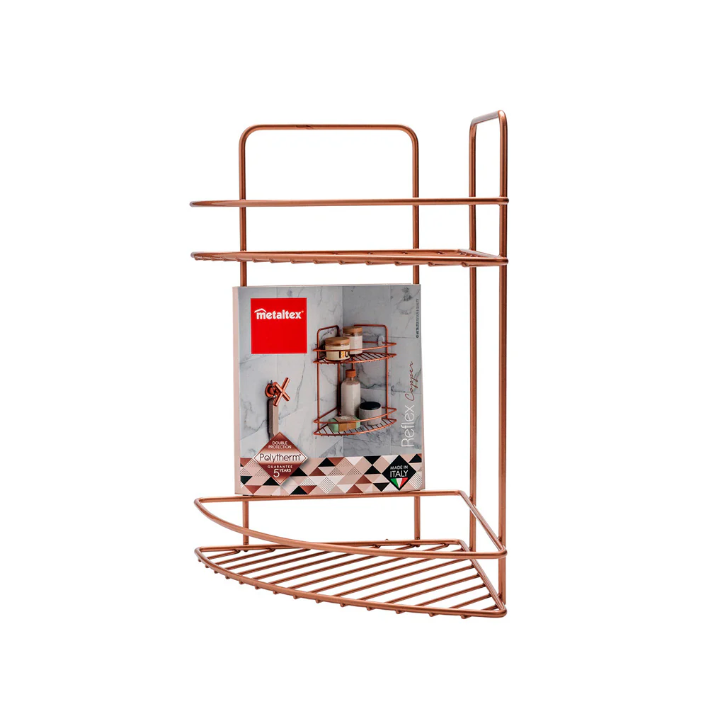 Reflex 2-Tier Corner Shelf - Copper - Image 4