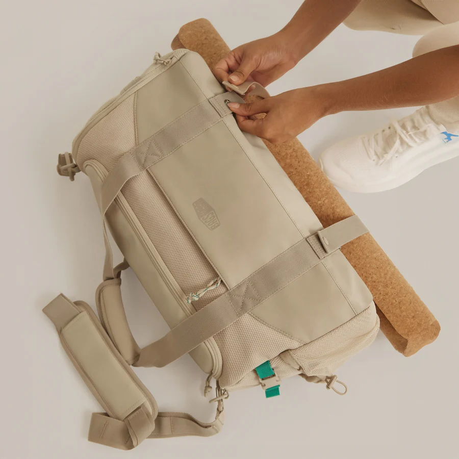 Reiki Gym Duffel Bag - Beige - Image 5