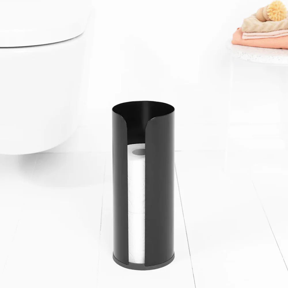 ReNew Toilet Roll Holder - Matte Black - Image 4