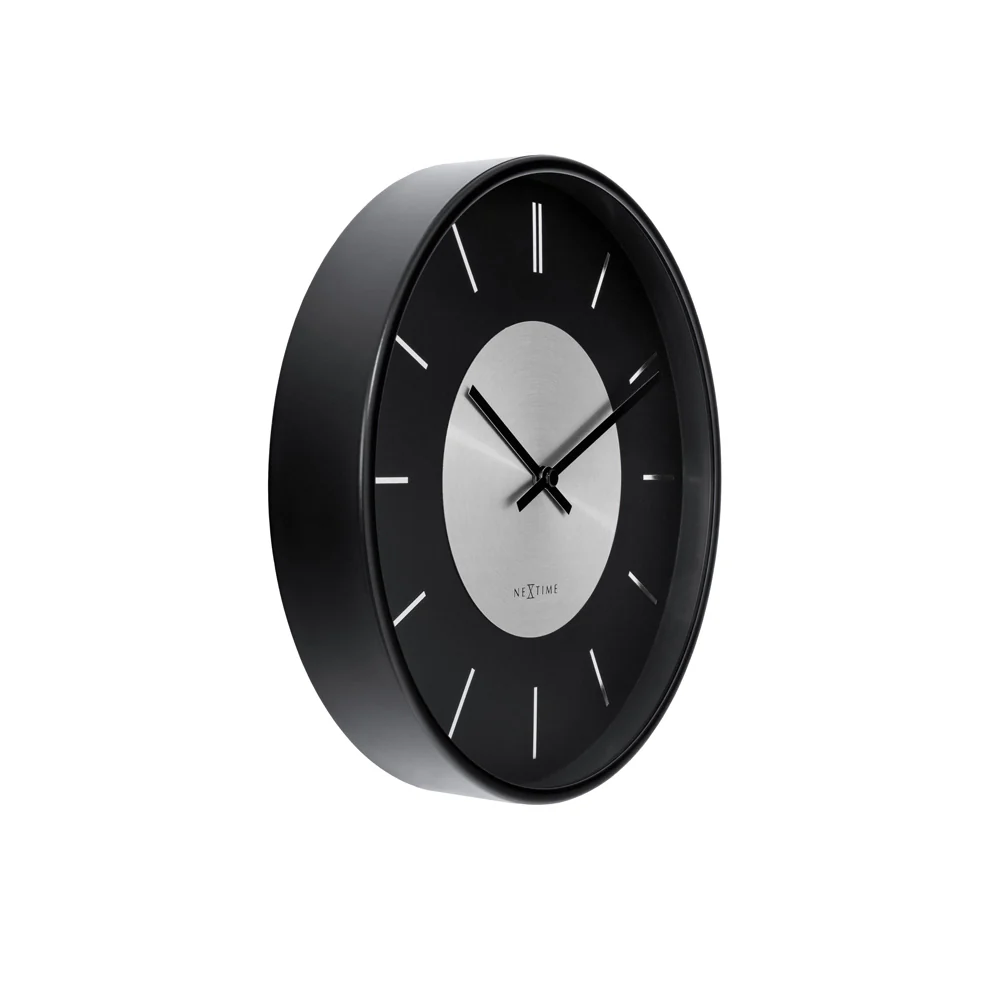 Retro II Wall Clock 25cm - Black - Image 3