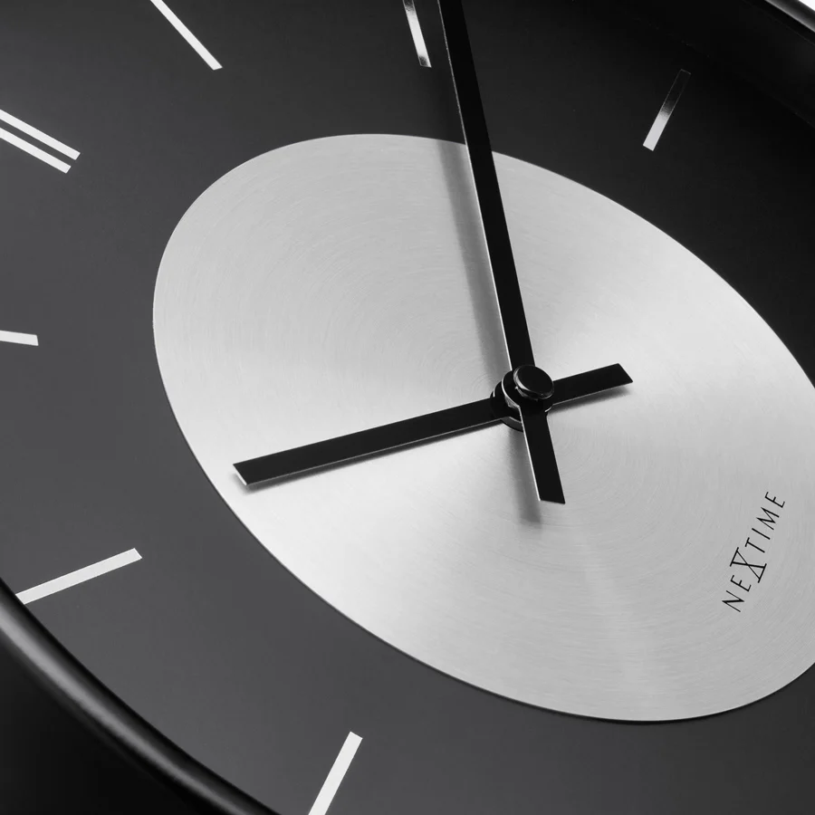 Retro II Wall Clock 25cm - Black - Image 6