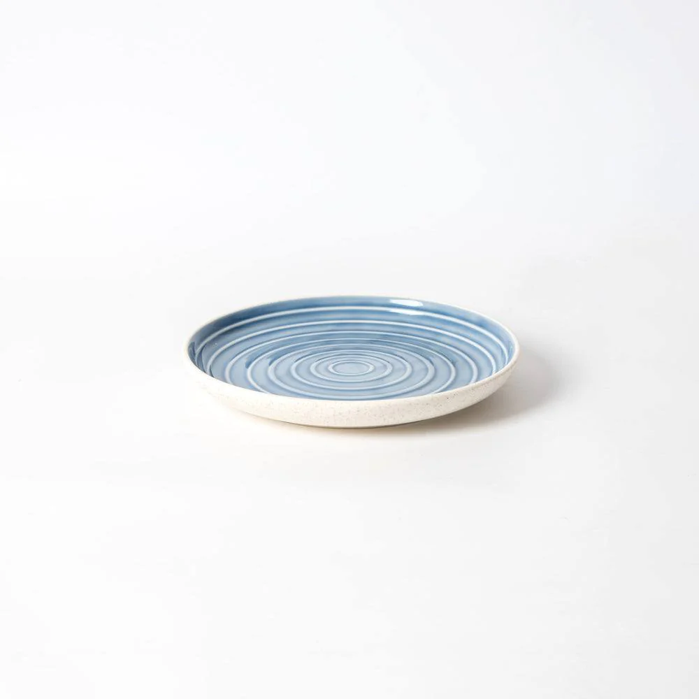 Ripple Quarter Plate - Blue - Image 4
