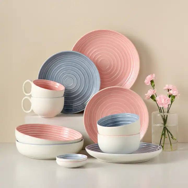 Ripple Small Dip Plates, Set of 2 - Blue - Image 6