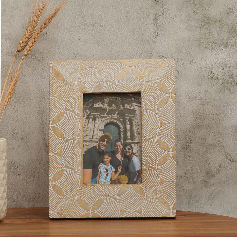 Ripples Wooden Photo Frame Medium - Birch - Image 4