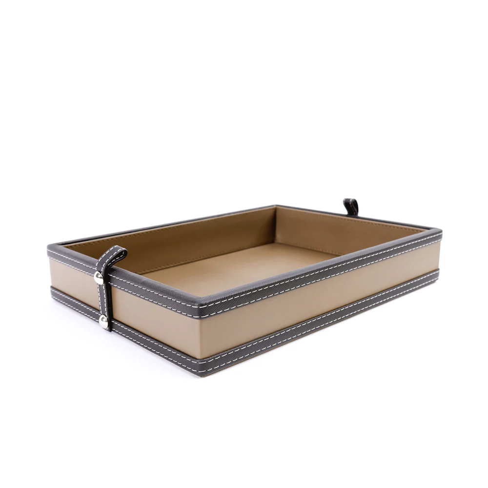 Rivet Decorative Tray Small - Cedar Black - Image 5
