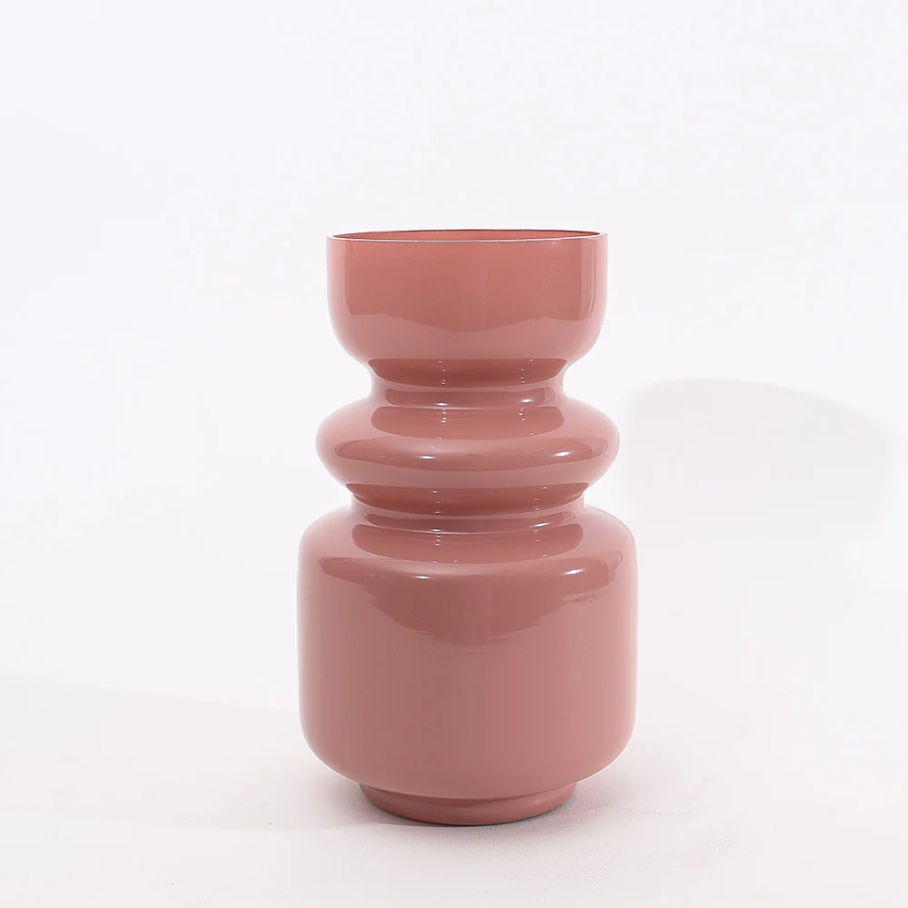 Roma Glass Vase Tall - Quartz Rose - Image 3
