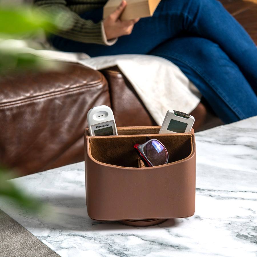 Rotating Remote Holder - Brown