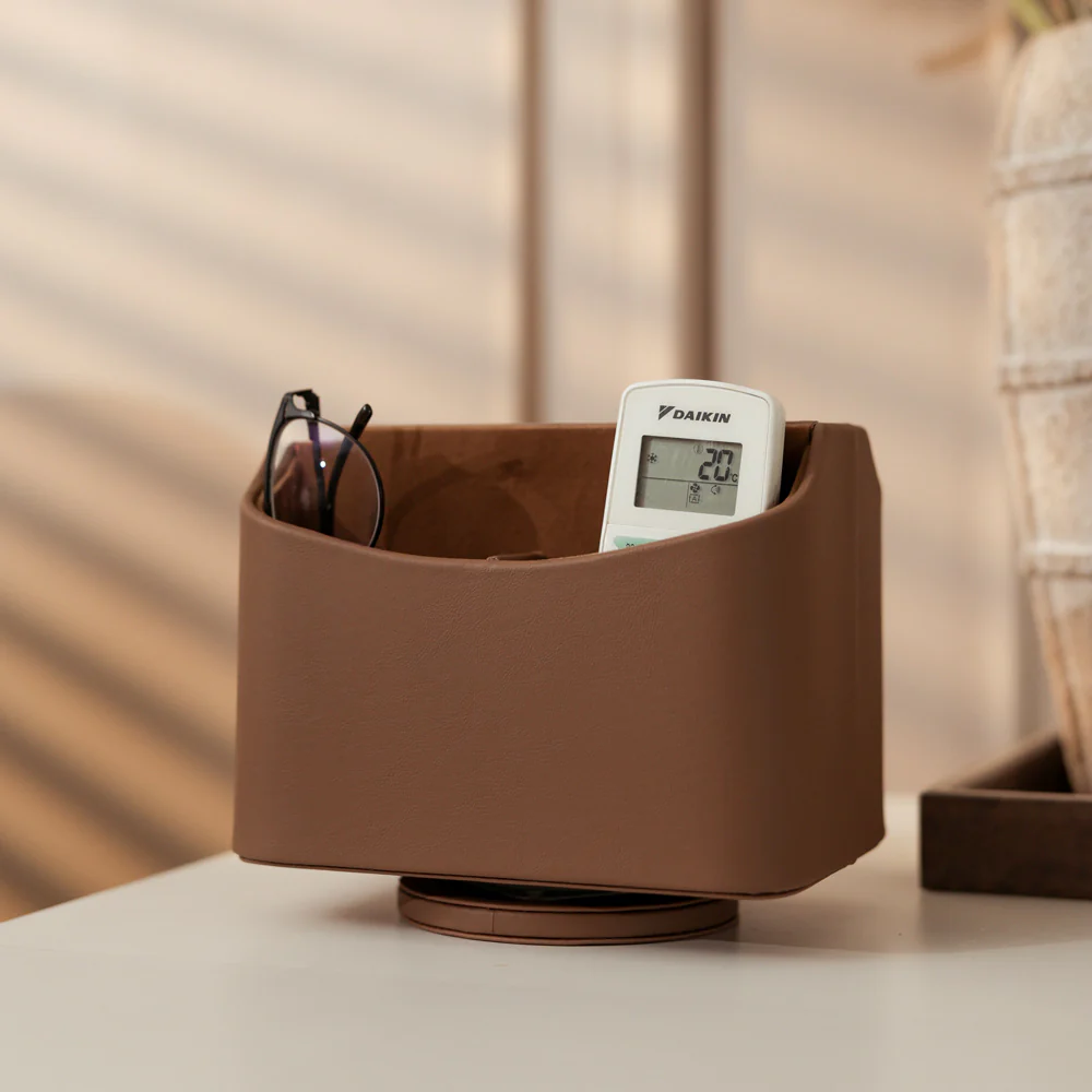Rotating Remote Holder - Brown - Image 4