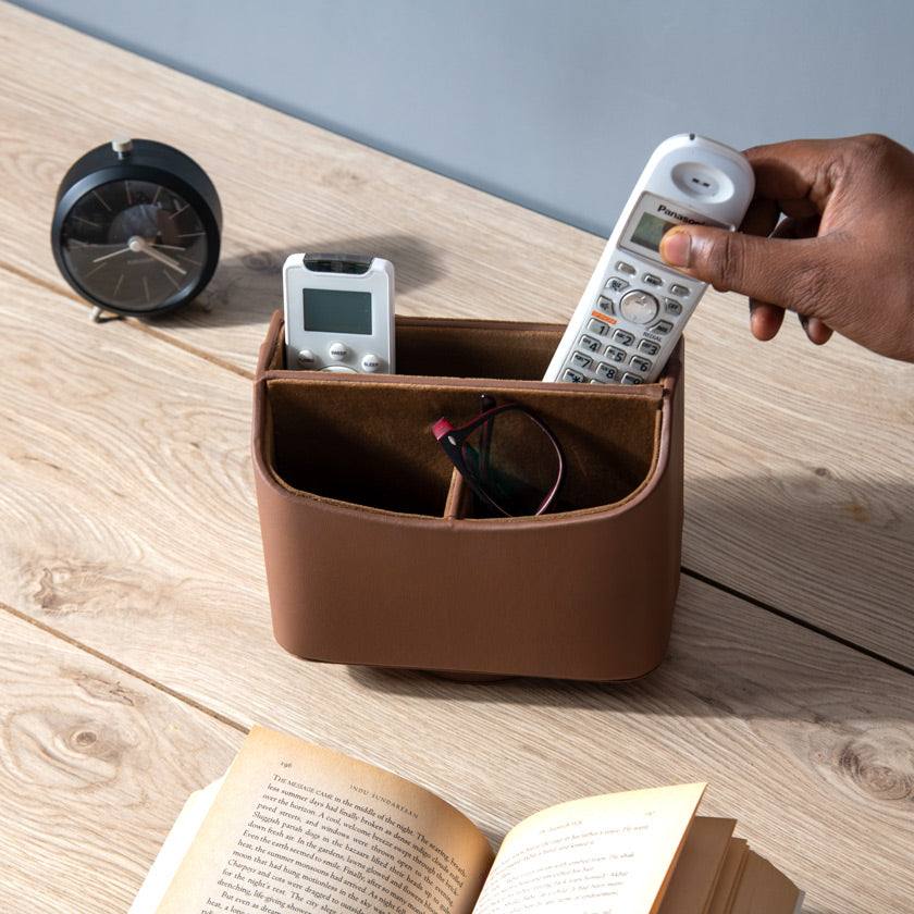 Rotating Remote Holder - Brown - Image 5