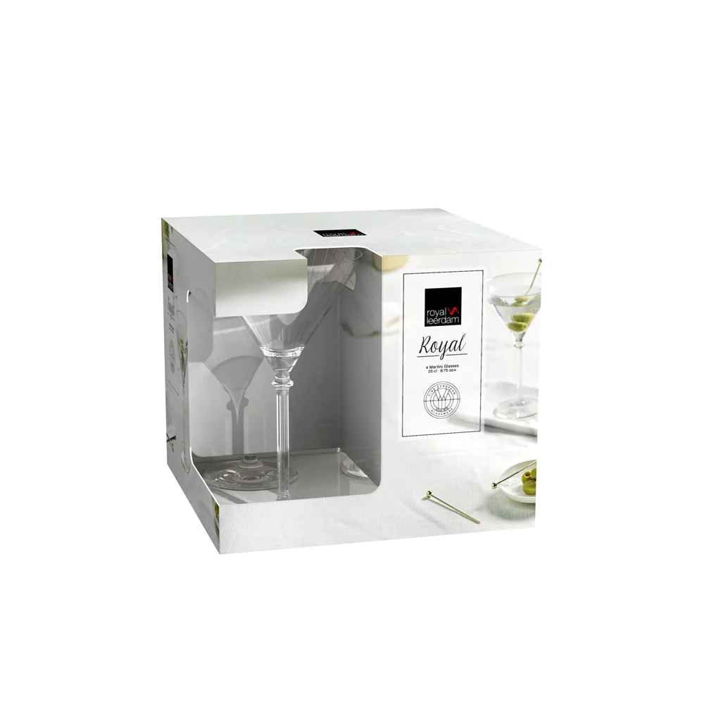 Royal Martini Glasses 250ml, Set of 4 - Image 3