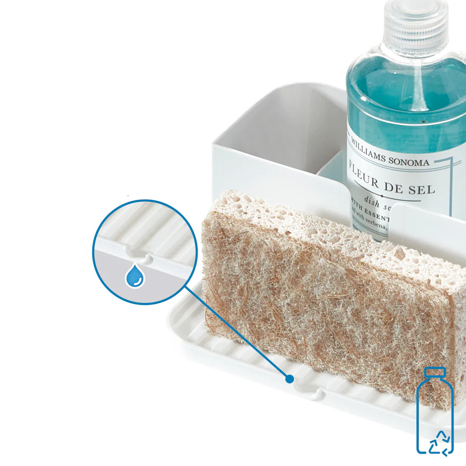 RPP Sink Caddy with Tray - White - Image 5