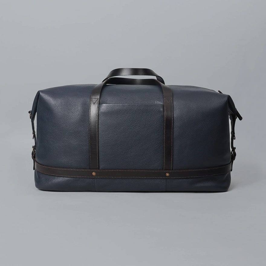 Runway Leather Travel Bag - Navy - Image 5