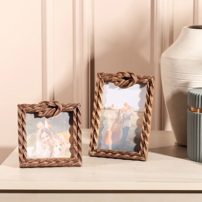 Sailor Knot Photo Frame Medium - Bronze - Image 10