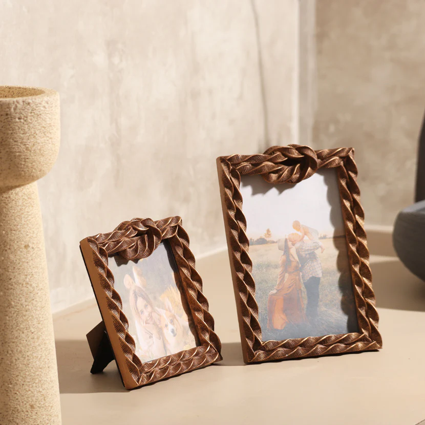 Sailor Knot Photo Frame Medium - Bronze - Image 12