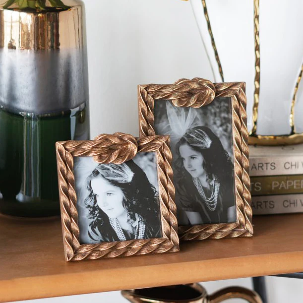 Sailor Knot Photo Frame Medium - Bronze - Image 5