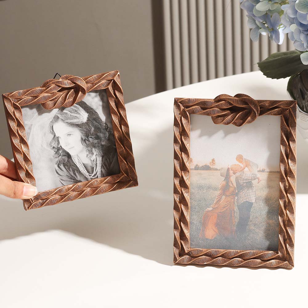Sailor Knot Photo Frame Medium - Bronze - Image 6