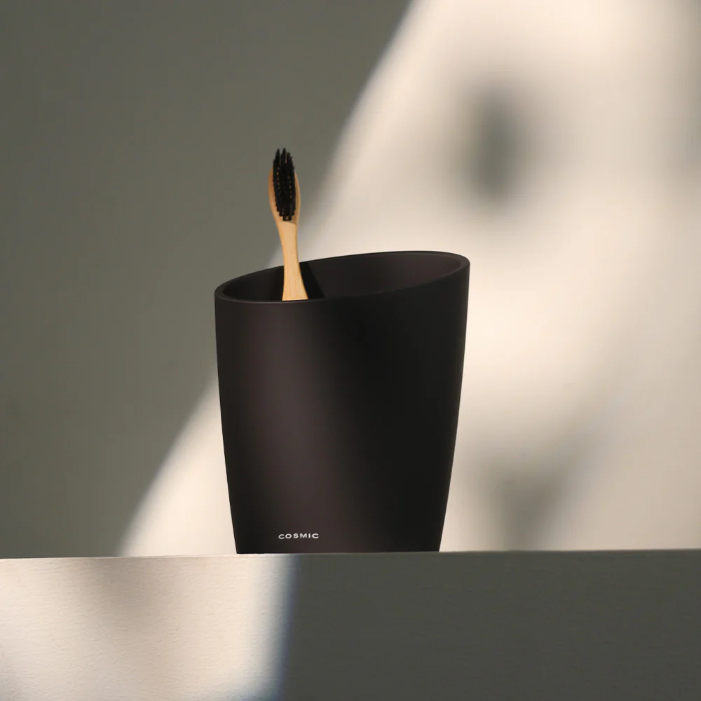 Saku Toothbrush Tumbler - Black