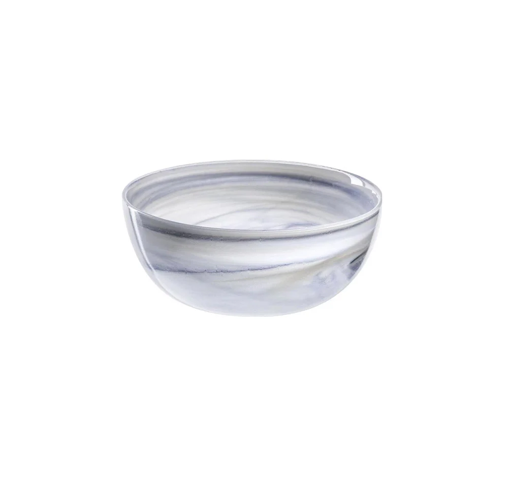 Salerno Glass Bowl Small - Blue Beige - Image 3