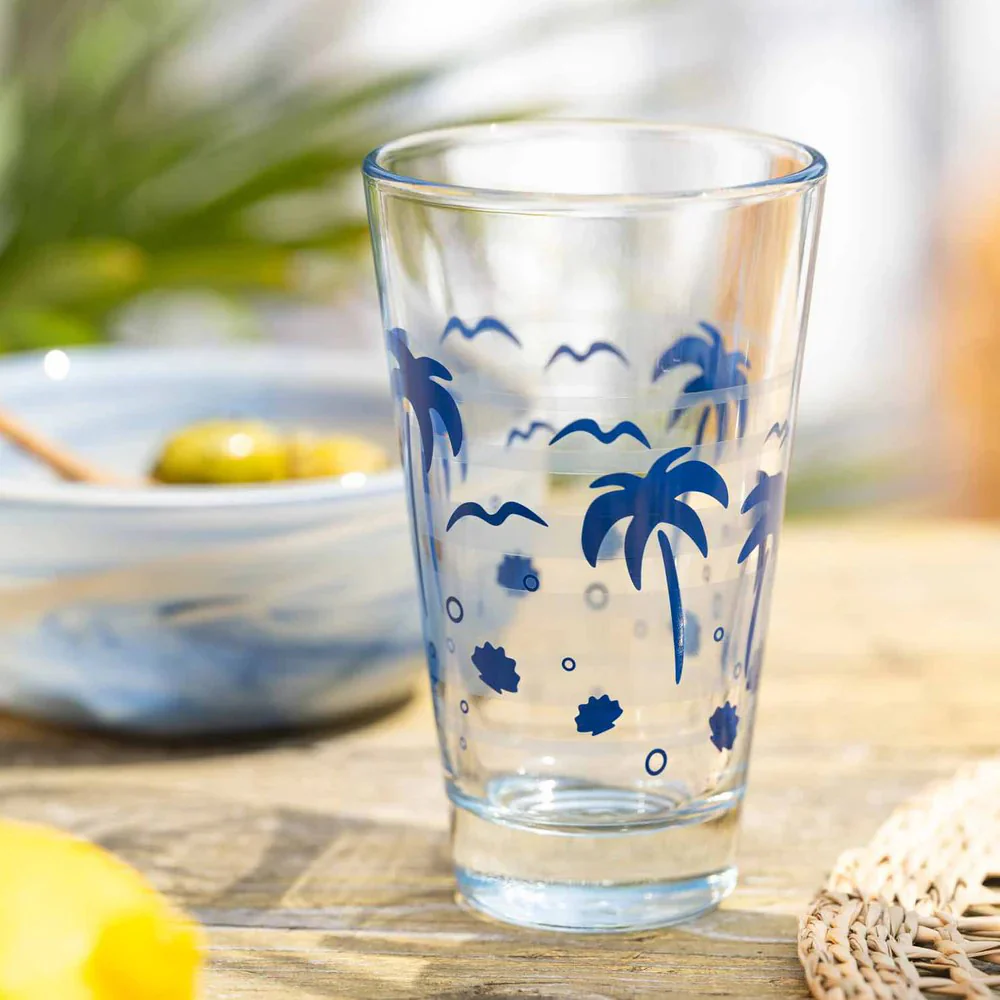 Salerno Long Drink Glasses 300ml, Set of 6 - Sea Life - Image 4