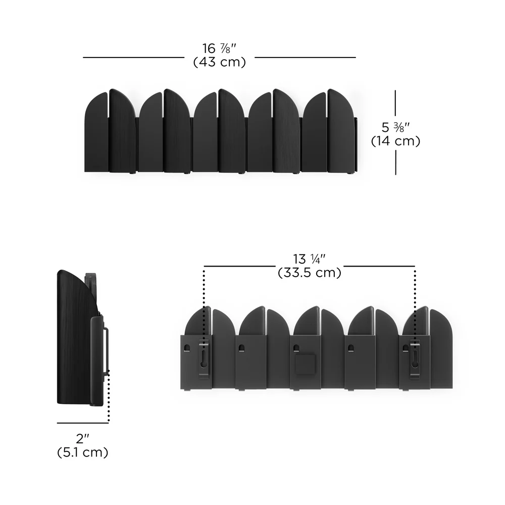Saloon Multi Hook - Black - Image 11