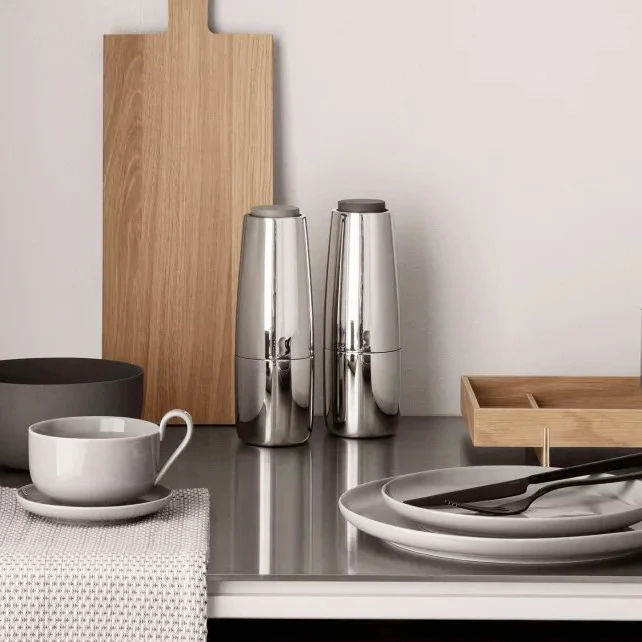 Salpi Salt & Pepper Mills - Matt Stainless Steel - Image 5
