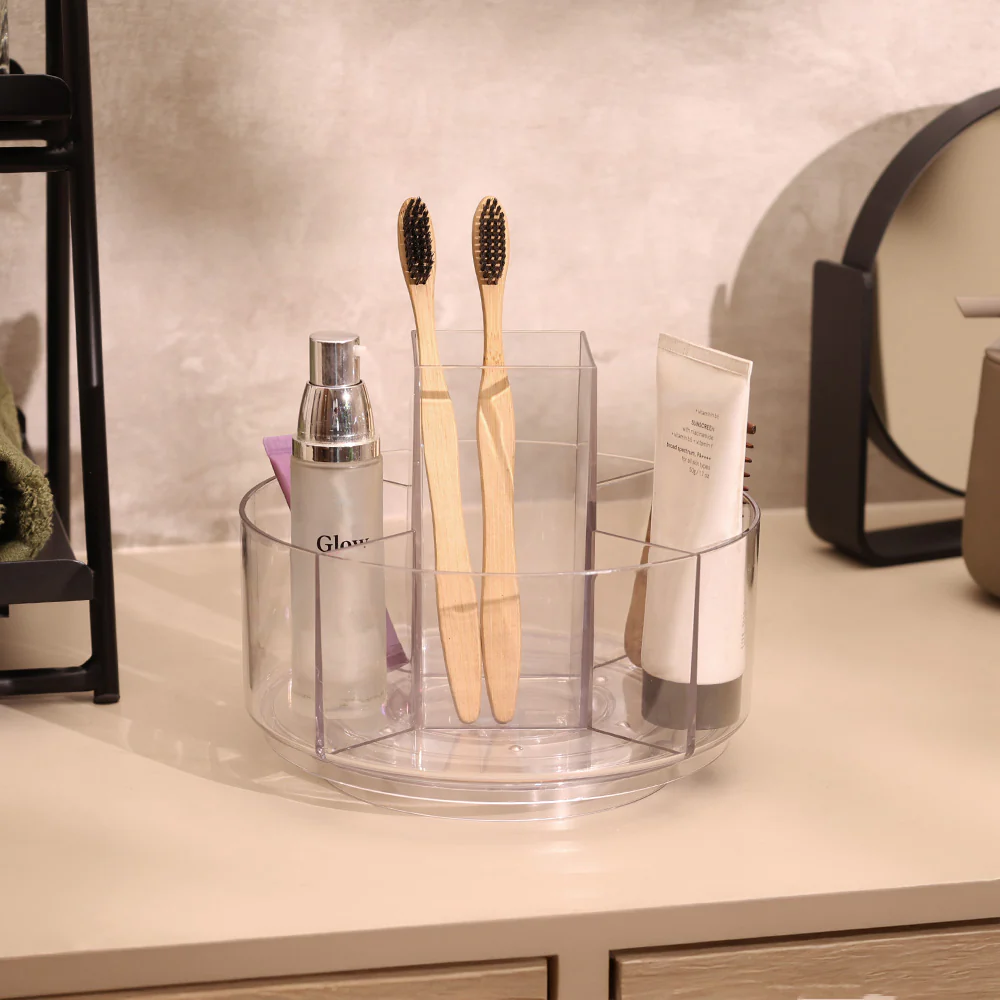 Sans Turntable Organiser Large - Clear - Image 2
