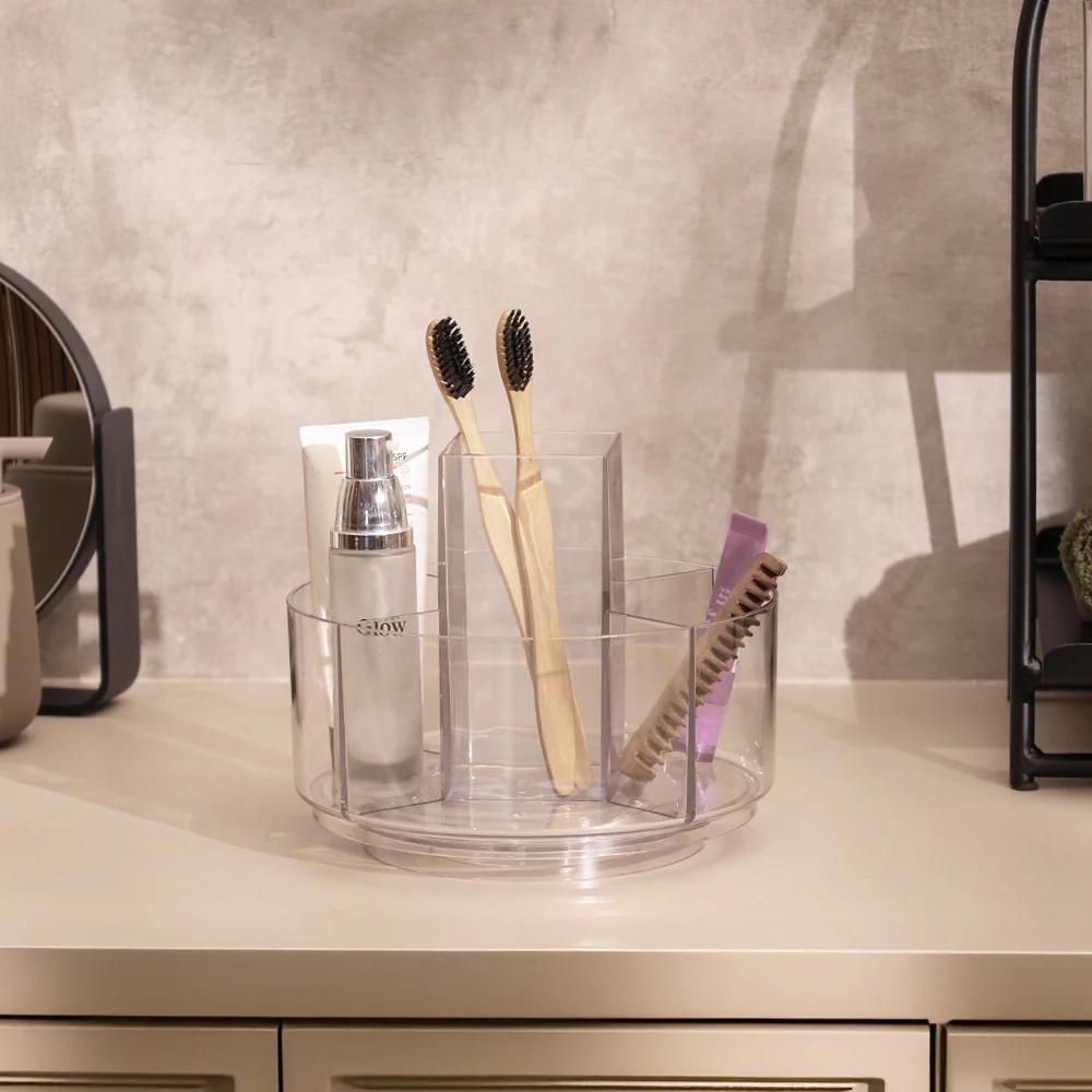 Sans Turntable Organiser Large - Clear - Image 3