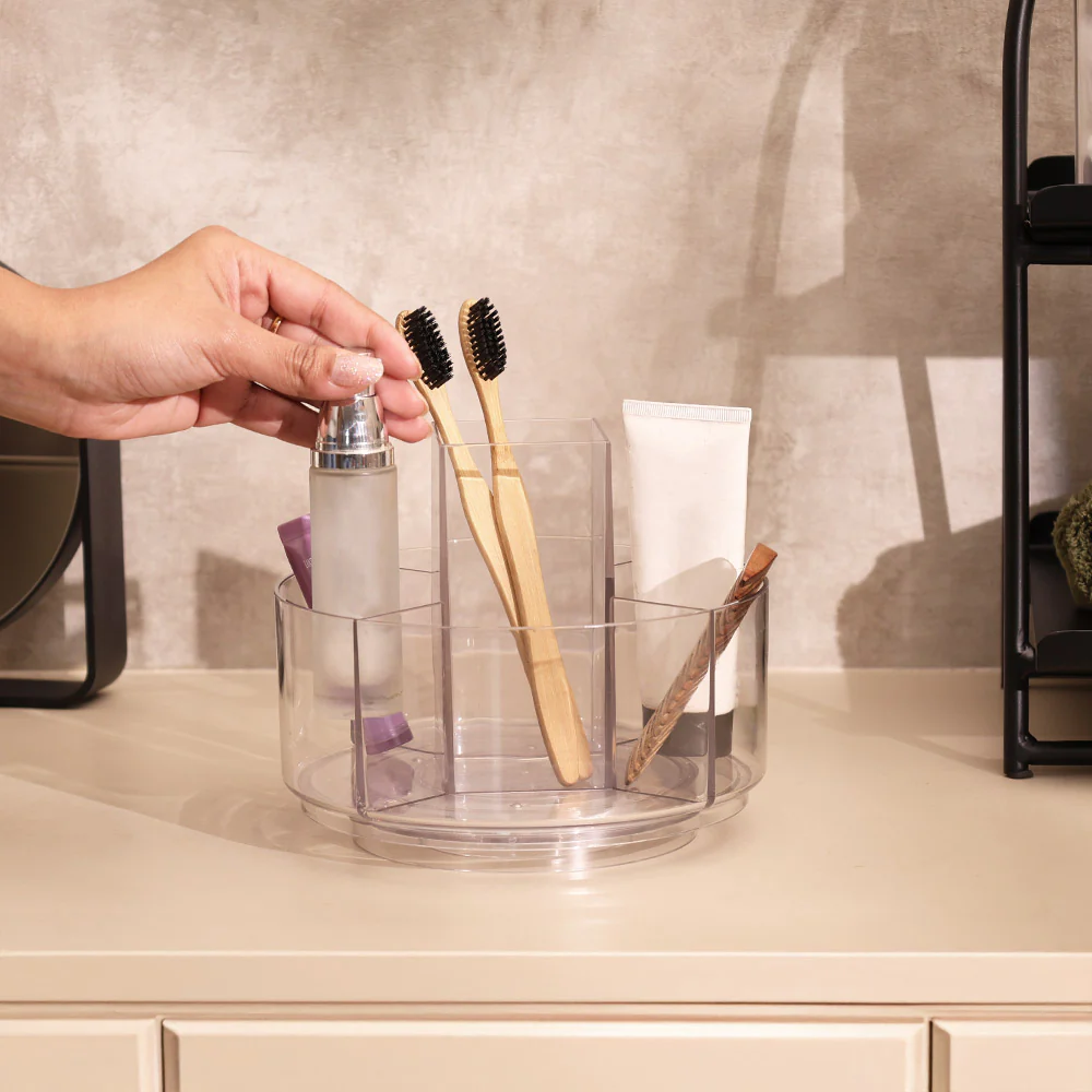 Sans Turntable Organiser Large - Clear - Image 4