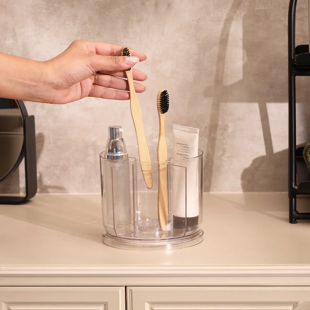 Sans Turntable Organiser Medium - Clear - Image 3