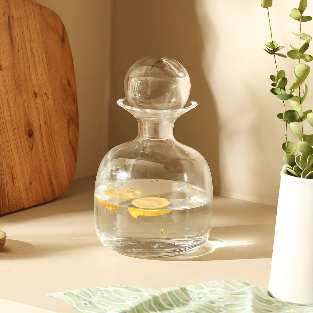 Sarabi Glass Water Carafe 1500ml - Clear - Image 2