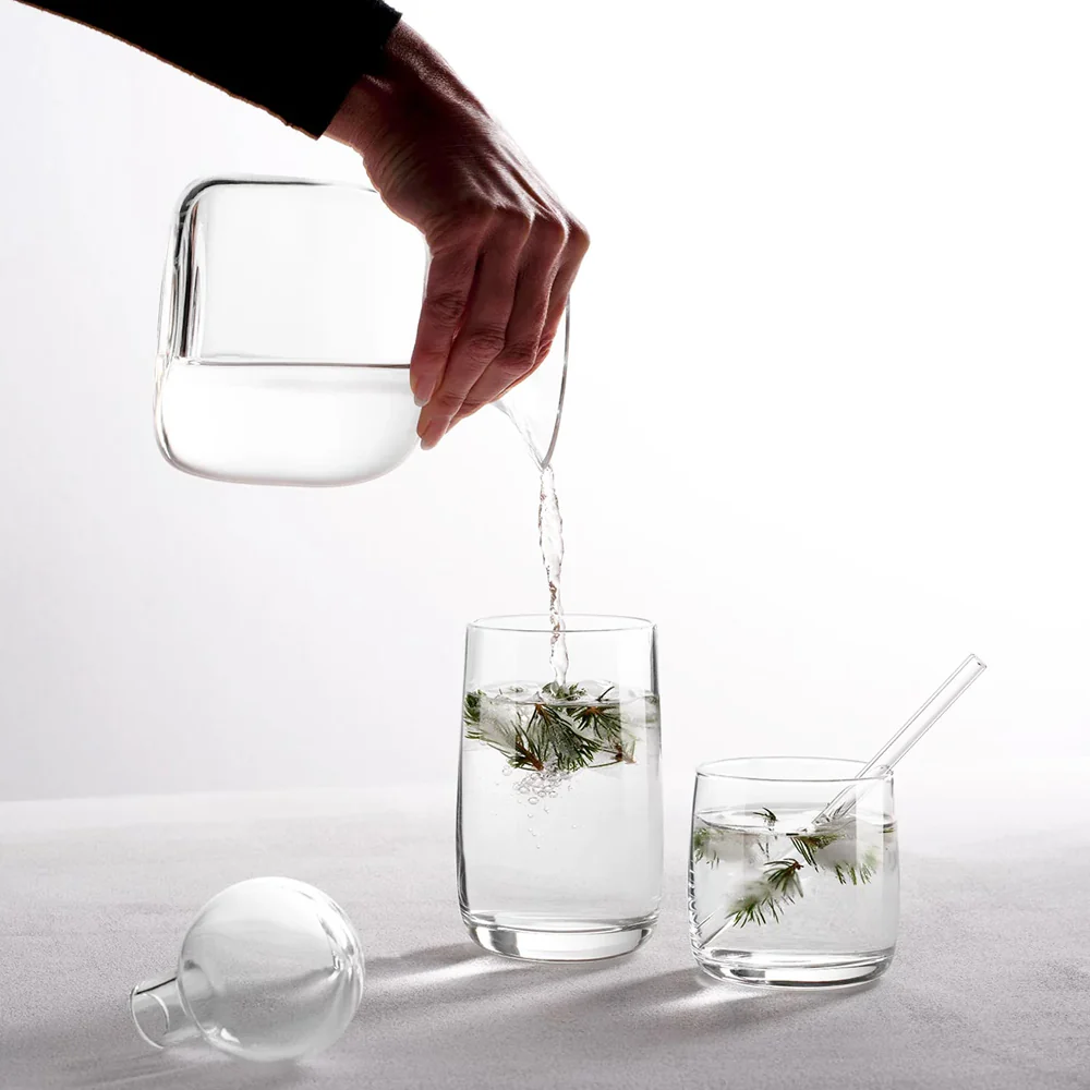 Sarabi Glass Water Carafe 1500ml - Clear - Image 5