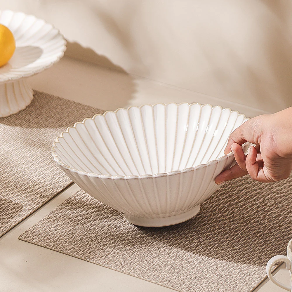 Scallop XL Bowl - Ivory - Image 4