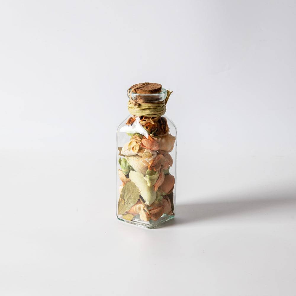 Scented Potpourri in Glass Jar - Peach Bellini - Image 3