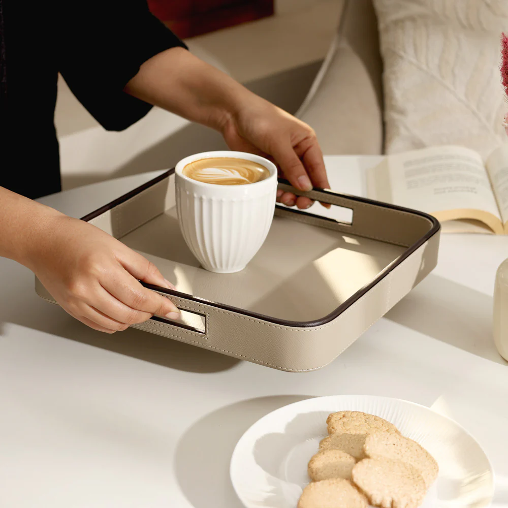Scribe Square Multi-purpose Tray - Taupe - Image 3