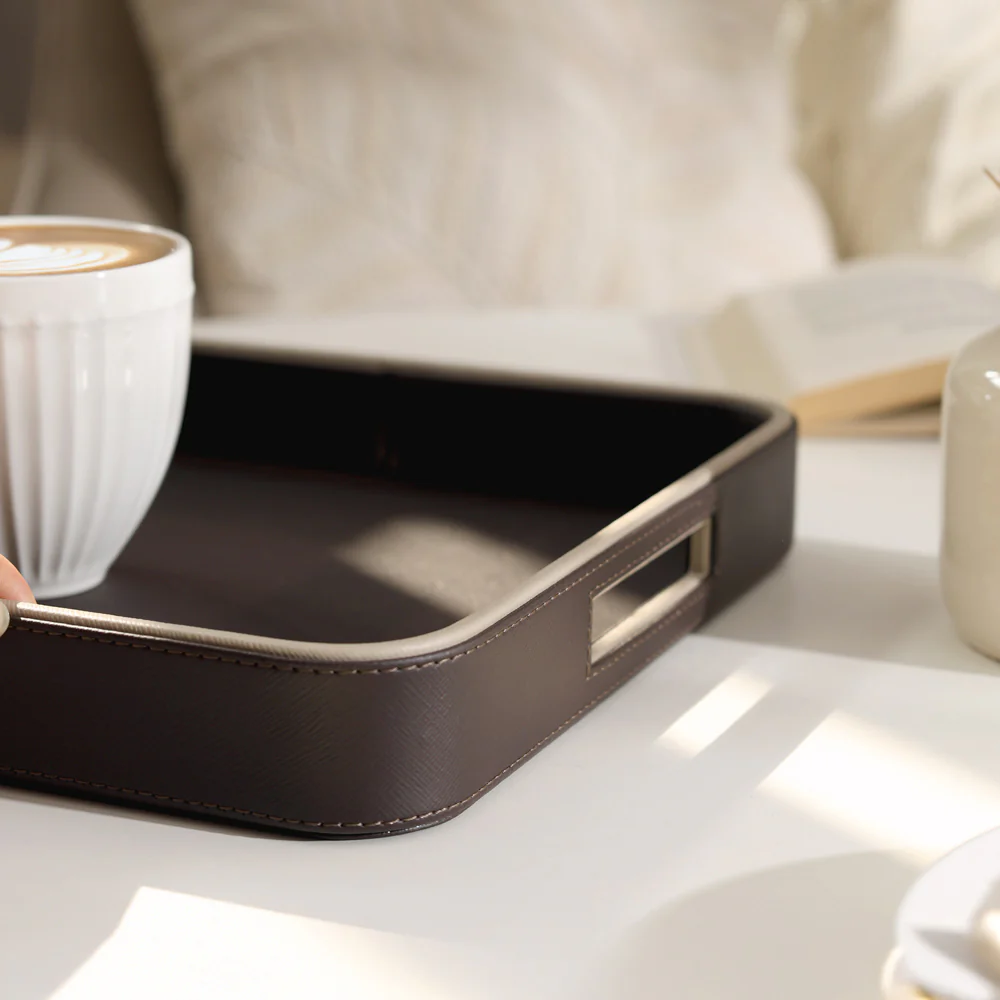 Scribe Square Multi-purpose Tray - Walnut - Image 5