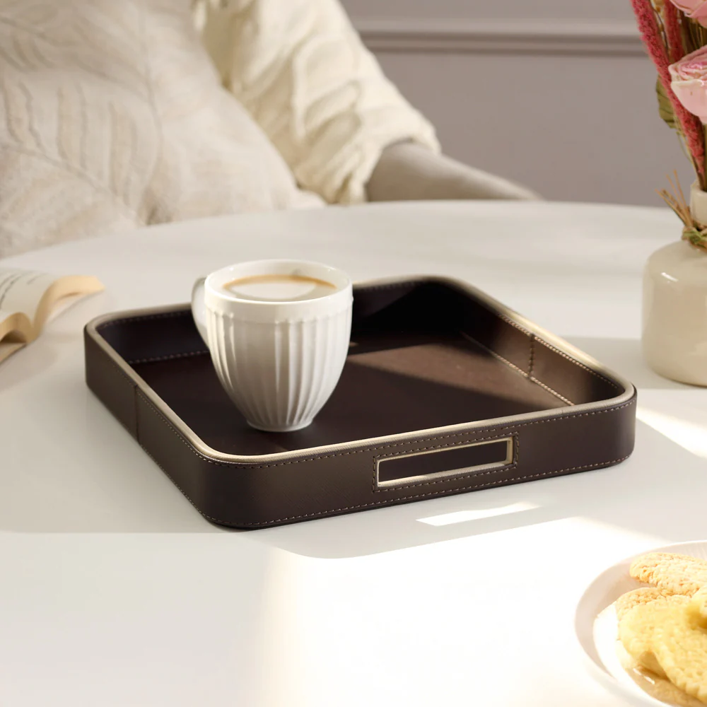 Scribe Square Multi-purpose Tray - Walnut - Image 7