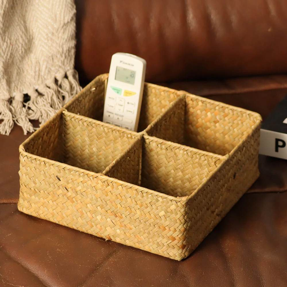 Seagrass Square Sectioned Organiser - Natural - Image 4