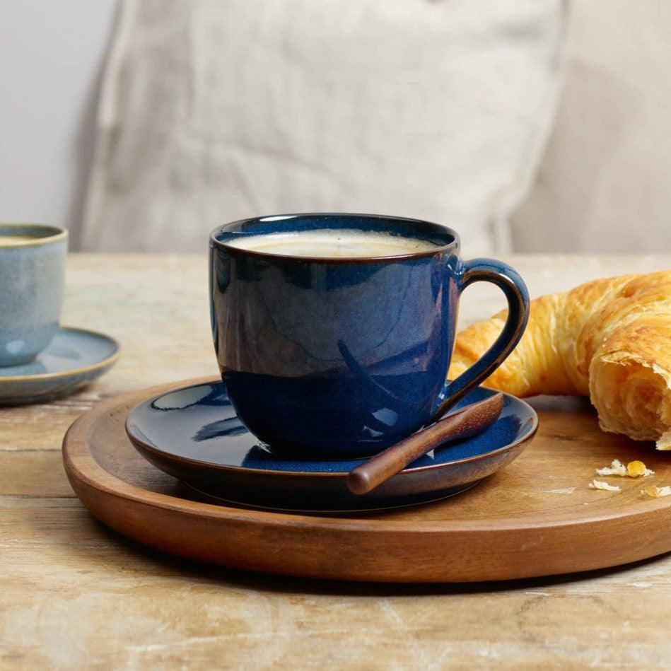 Seasons Cup and Saucer Set - Midnight Blue