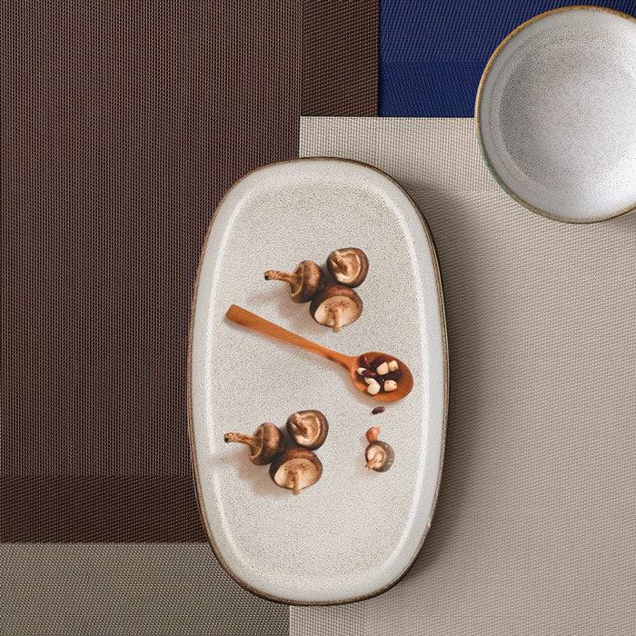 Seasons Oval Plate - Sand