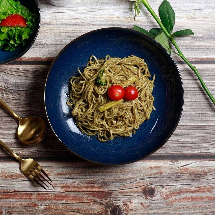 Seasons Pasta Plate - Midnight Blue - Image 4