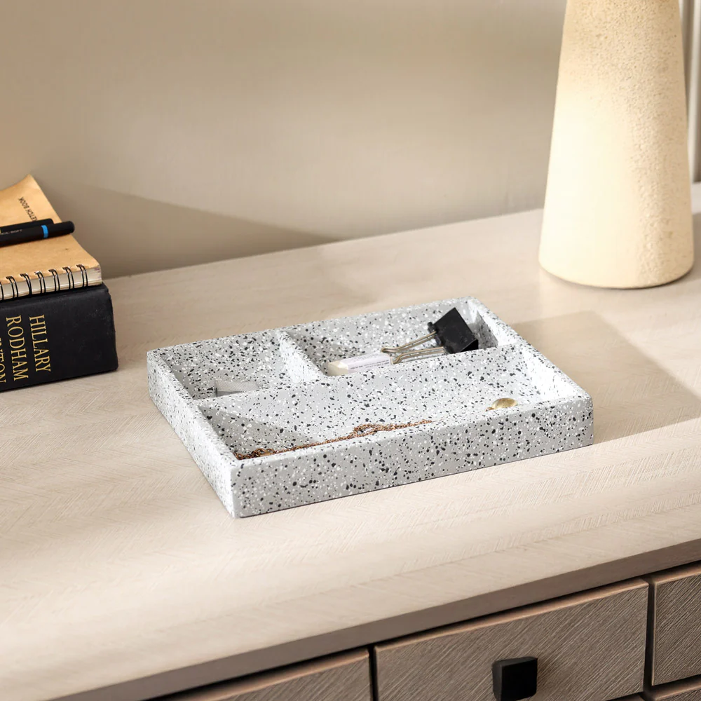 Sectional Desk Tray - Speckled Grey - Image 6