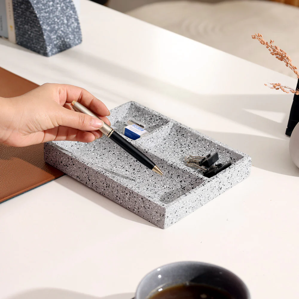 Sectional Desk Tray - Speckled Grey - Image 7