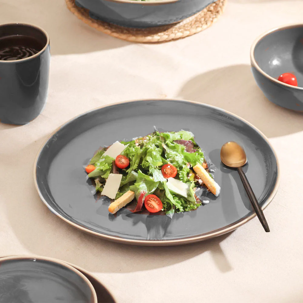 Semana Dinner Plate - Sepia