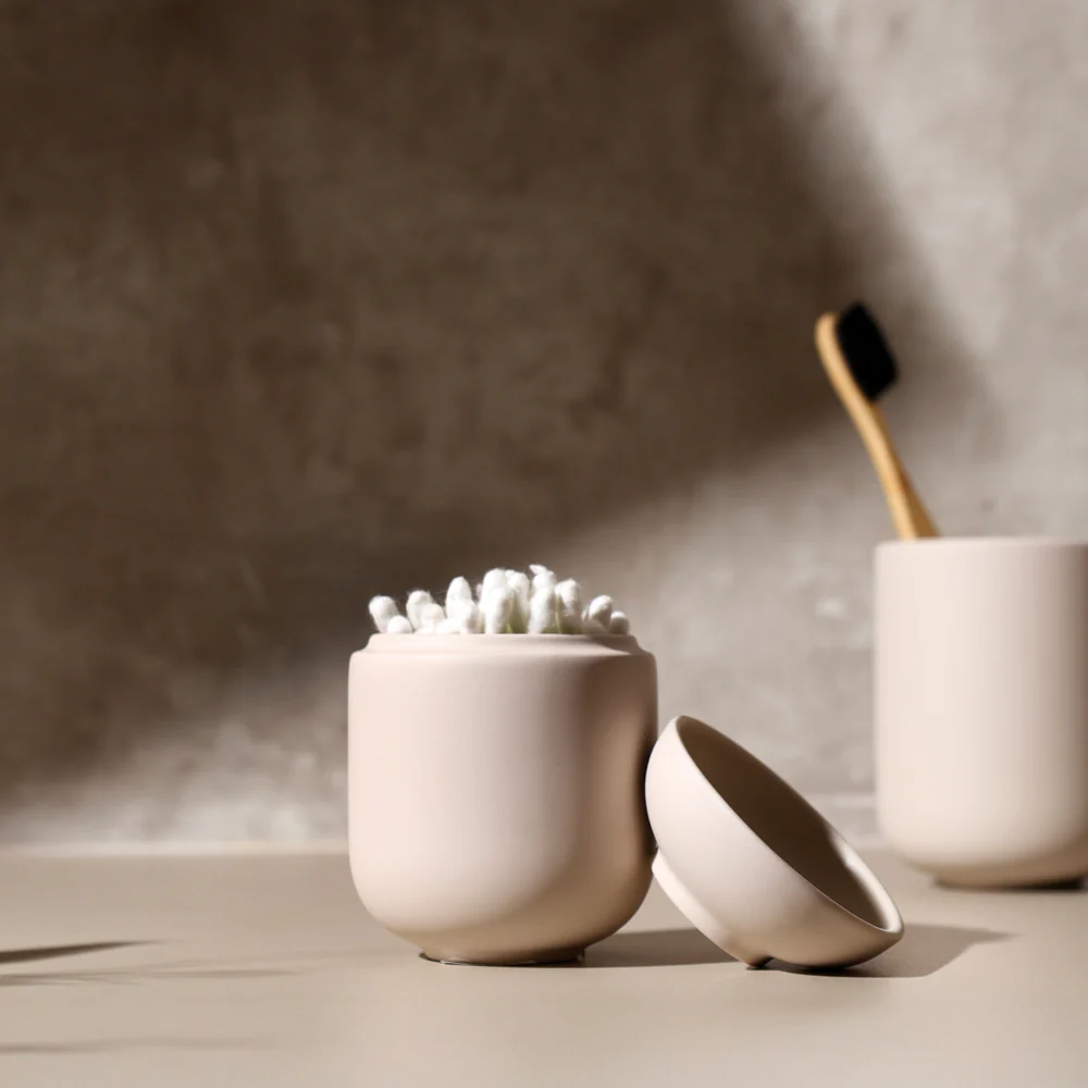 Sensu Jar With Lid - Beige - Image 2