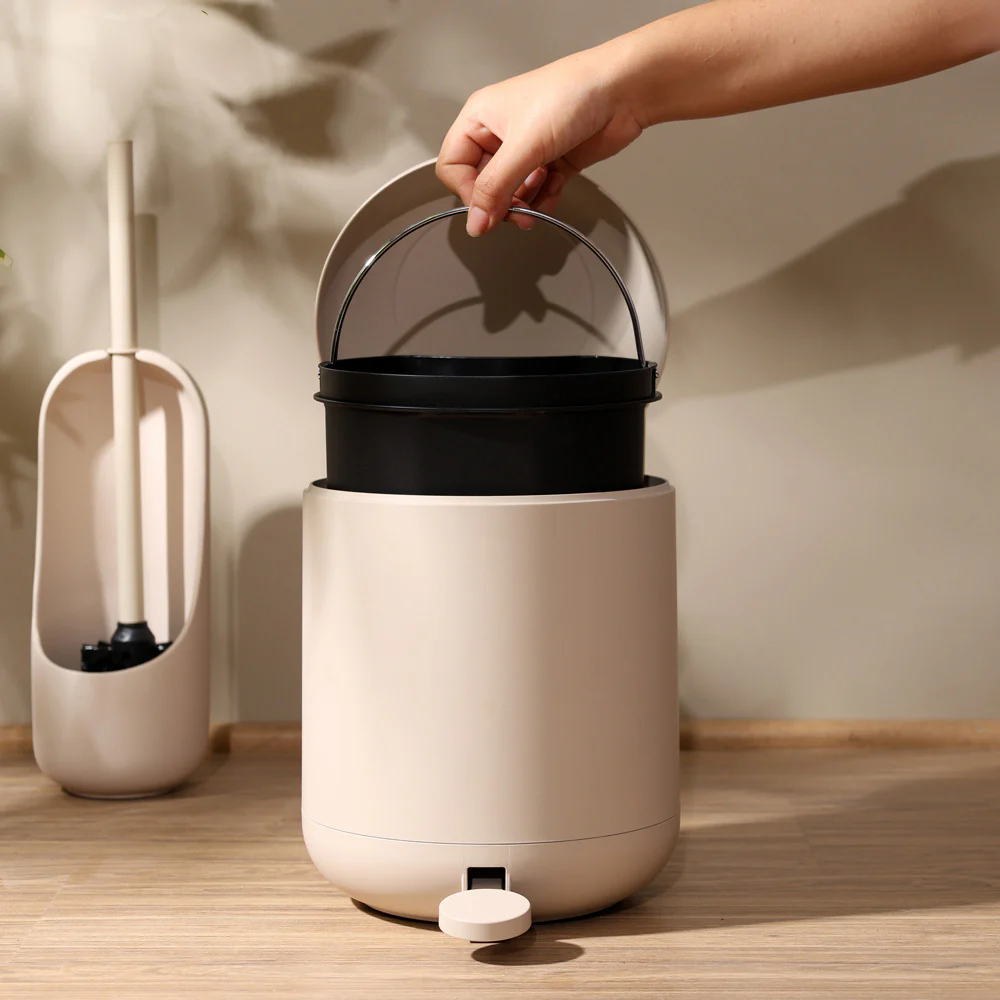 Sensu Pedal Bin 4L - Beige - Image 3