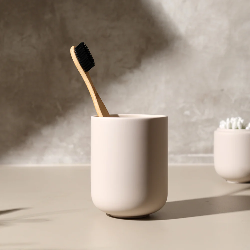Sensu Toothbrush Tumbler - Beige - Image 4